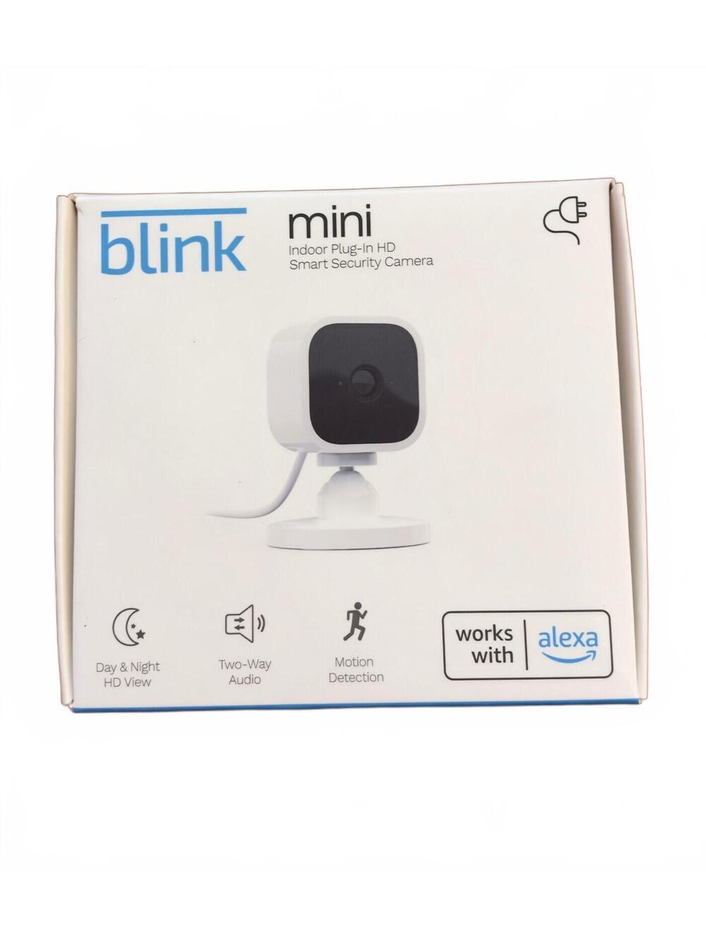 Blink Mini Indoor Security Camera - White